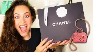 I BOUGHT THE TINIEST CHANEL BAG! Chanel Unboxing 2021 | Small Vanity with Chain