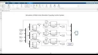 Simulation of Multi motor Deviation Coupling Control System/matlab simulink