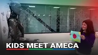'Do you like Taylor Swift?': Kids get up close with AI robot | ABS CBN News