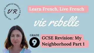 GCSE FRENCH SPEAKING PRACTICE - My Neighbourhood Part 1| How To Get a Grade 9 in GCSE FRENCH
