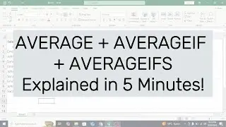 Master Excel AVERAGE Functions (AVERAGE, AVERAGEIF, AVERAGEIFS + IFERROR) | Step-by-Step Guide