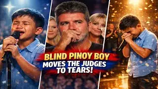 10Year-Old Blind Filipino Boy Breaks Down Singing to JesusJudges in TearsEmotionalTalentShowAudition