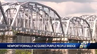 City of Newport formally assumes ownership of historic Purple People Bridge