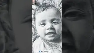 Cute baby boy drawing Real baby drawing baby cute baby boy drawing#shorts #trending  #youtubeshorts