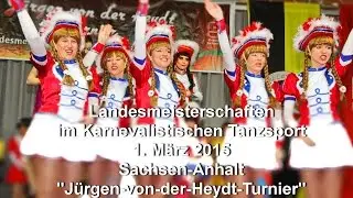 Landesmeisterschaft Karnevalistischer Tanzsport 2015 Sachsen-Anhalt