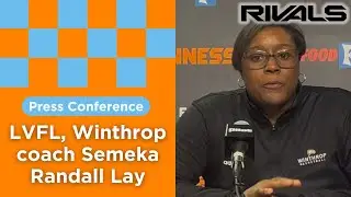 LVFL, Winthrop coach Semeka Randall Lay reacts to game against Lady Vols basketball