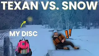 Я впервые играл в диск-гольф на снегу — понятия не имел, чего ожидать!