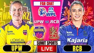 Royal Challengers Bengaluru Vs UP Warriorz|18th T20|Live Score| LIVEAnalysis|WPL 2026|FAN CHAT