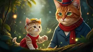 Mama Cat and Baby Cat&rsquo;s Magical Forest Adventure 🌲✨ | 60 Mintues