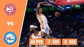 Nickeil Alexander-Walker - 34 Points, 6 Three Pointers, 7 Assists vs 76ers - 2025-26 Regular Season