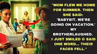 Entitled Parents Flew Me Home for Summer Break Then Forced Me to Babysit