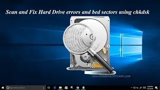 How to Fix and repair Disk Errors Windows 10/11 | Using CHKDSK utility in 2024
