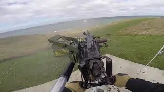 Firing an M2HB HMG with and without Softmount