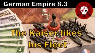 Axis & Allies 1914 - Operation Schlieffen 8.3 - German Empire - Turn 8.