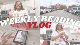 Weekly Reading Vlog 💕📚 | Christmas thrillers, romances, plus more