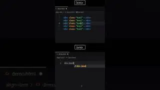 senior developer vs junior developer #webdevelopment #viral #shorts