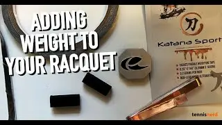 Adding weight to your tennis racquet - copper/lead tape and other methods