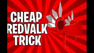 How To Get RED VALK FOR CHEAP in ROBLOX
