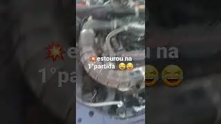 corsa wind 1.0, turbo, primeira partida, estourou motor. parte 1/2