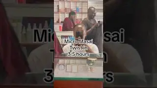 Million twist hairstyle #microtwists