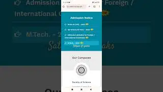 Calcutta university Msc Mcom Ma Admission website