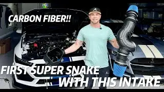 Installation of Whipple Carbon Fiber Intake & larger air filter boxes with POV sound test!