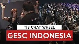 GESC INDONESIA HYPE ON TI8 CHAT WHEEL!!!