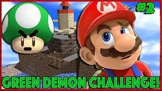 Green Demon Challenge! Whomp's Fortress - Super Mario 64