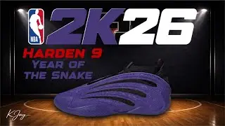 NBA 2K26 Shoe Creator - How to Make Adidas James Harden Vol. 9 'Year of the Snake'