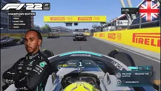 F1 22 - Lewis Hamilton British GP Gameplay | Mercedes AMG Petronas | PS5