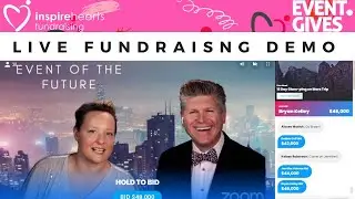 Best Virtual Fundraising Auction Event Demo with event.gives and Inspire Hearts