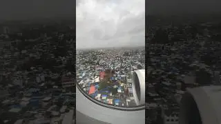 Mumbai flight view | ✈️✈️✈️ | Busy city | #mumbai #india #cooling #reels #like