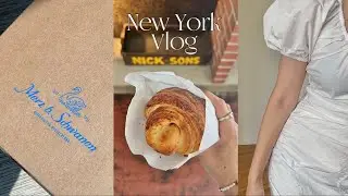 NY Vlog. 신상 핫플과 노포 맛집을 넘나드는 뉴욕 맛잘알의 먹투어. 뉴욕 소호에서 쇼핑. 미드 때문에 인기 폭발한 100년 전통 티셔츠 맛집. 언박싱 대방출. 그린포인트 맛집