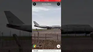 Scrapped 747 British airways at Cardiff rip 747