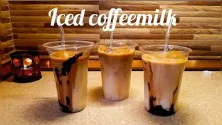 Ice Coffee Milk Recipe #coffeesali  #asmr 