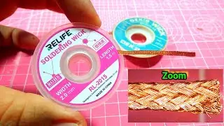 Apa itu Soldering Wick,Pita solder dan bagaimana cara penggunaanya