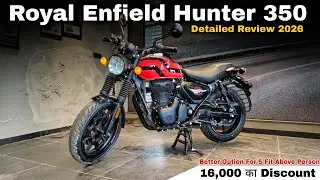 2026 New Royal Enfield Hunter 350 Top Model Detailed Review | Hunter 350 On Road Price