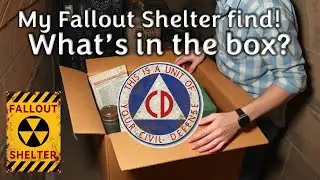 Time Capsule: opening a fallout shelter survival kit 65 Occupants from an underground bunker 1962