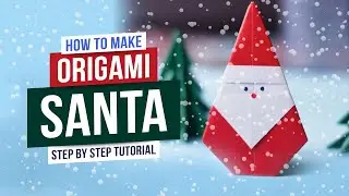 How to make Origami Santa | Professional Origami Tips for Kids | Easy Origami Art  by 92 Crafts