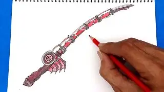 How to draw Rod of the Depths/Fisch Roblox