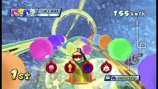 Mario & Sonic at the Olympic Winter Games Dream Bobsleigh (Amy, Peach, Sonic & Silver)