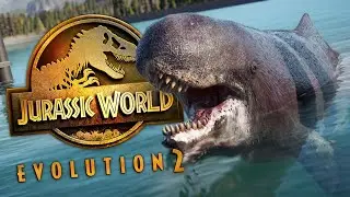 MEGALODON VS PAUS PURBA! | Jurassic World Evolution 2 Mod (Bahasa Indonesia)