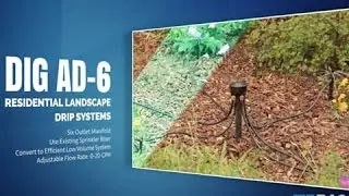 DIG Drip Irrigation System Installation: Connecting a 6-Outlet Manifold