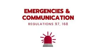 Emergencies & Communication