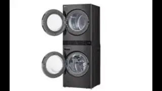 LG ThinQ WKEX200HBA - Laundry Center - Heavy Duty Cycle - Steam option and Extra Rinse!