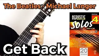 Get Back - The Beatles | Classical Guitar (Michael Langer)