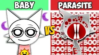 Incredibox Sprunki Babies Vs Sprunki Parasite | Normal Version Vs Parasite