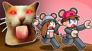 ESCAPA de la CABEZA del GATO BLEH en ROBLOX!