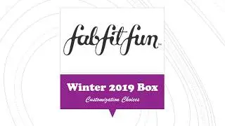 FabFitFun Winter 2019 Customization Choices
