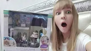 SYLVANIAN FAMILIES town series exclusive  boutique fashion set UNBOXING